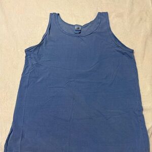 Blue Sleeveless Tank Top